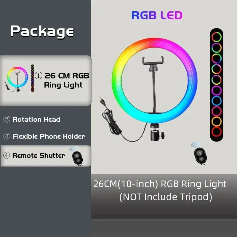 10in RGB Ring Light