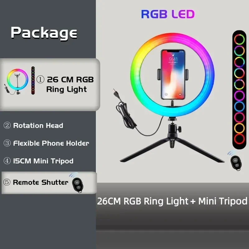 10in RGB Ring Light