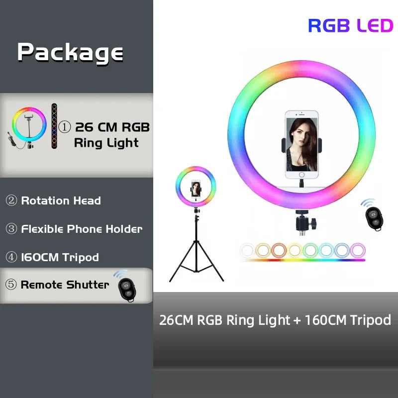 10in RGB Ring Light