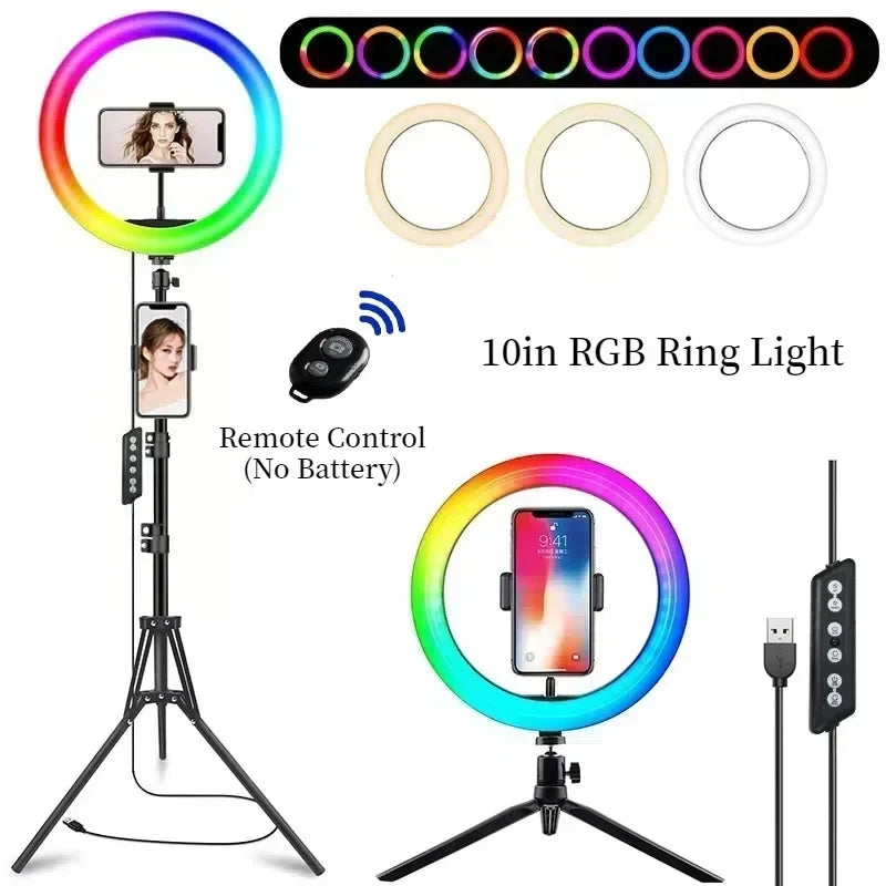 10in RGB Ring Light