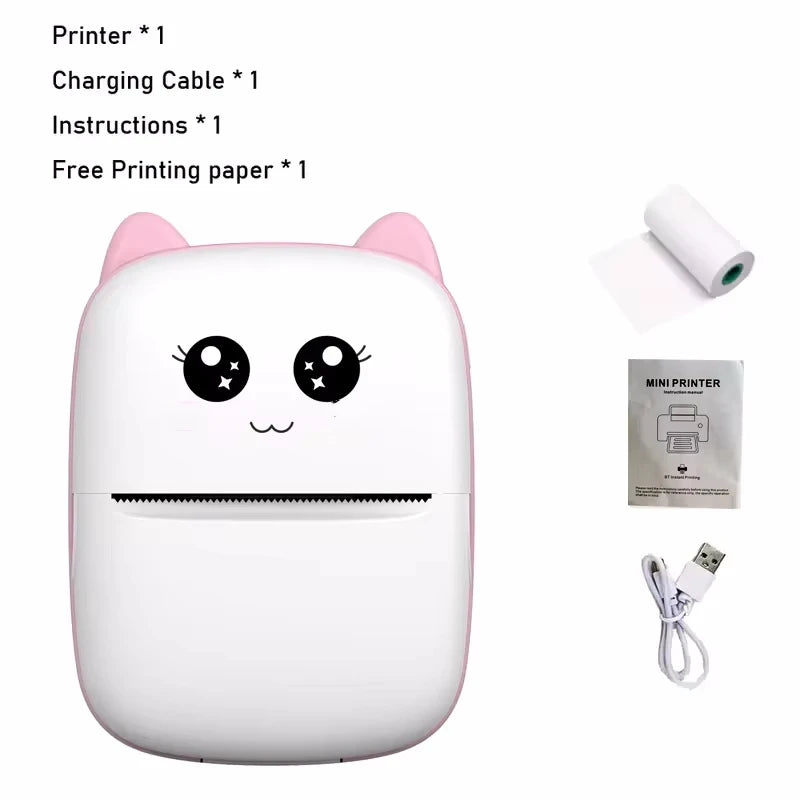 Mini Thermal Printer White