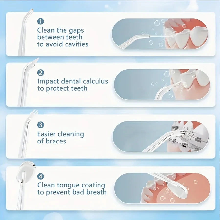 8-Piece Water Flosser Tips